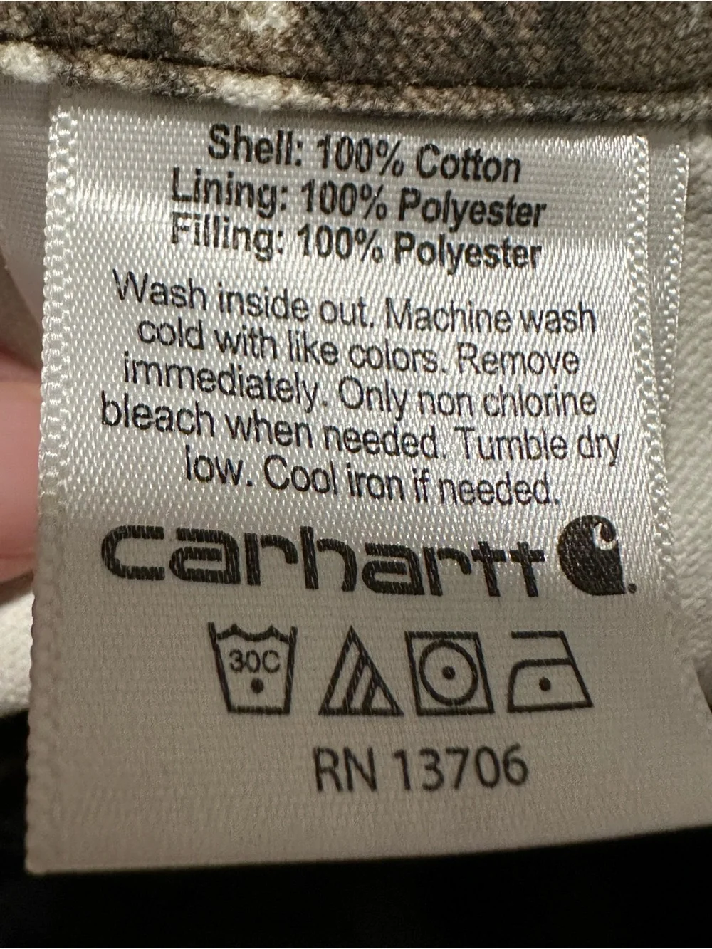 CARHARTT Camo Bib Overalls Youth Size 14 Mossy Oak- Insulated Waist to Ankles